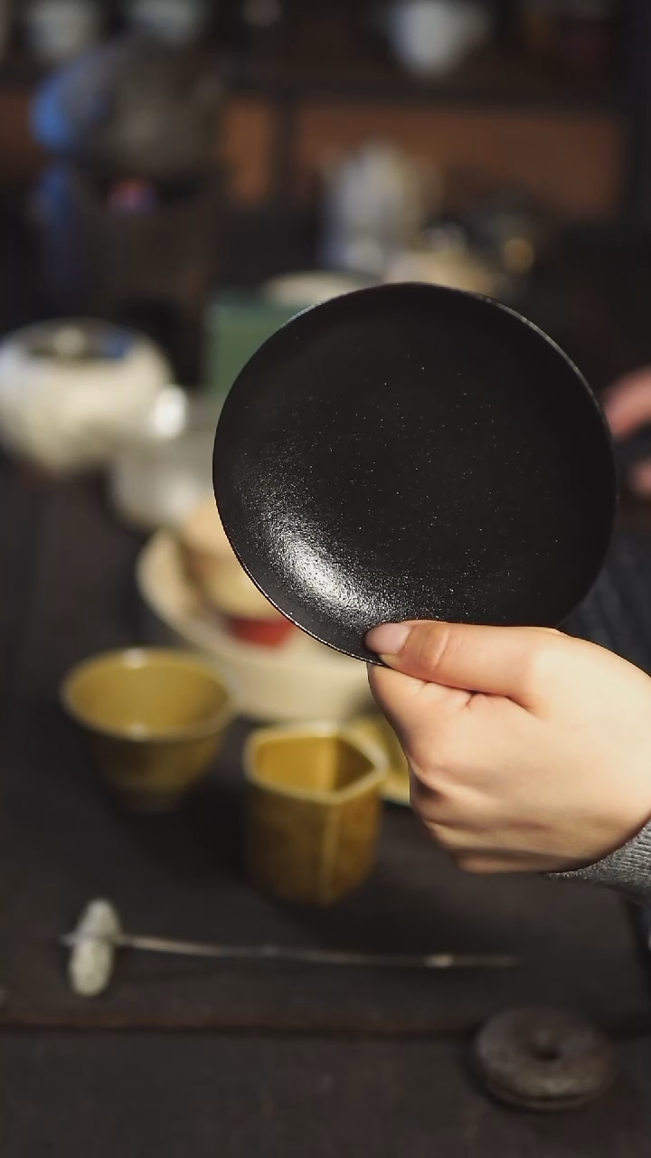 【闪购商品】云龙手作 黑釉壶承