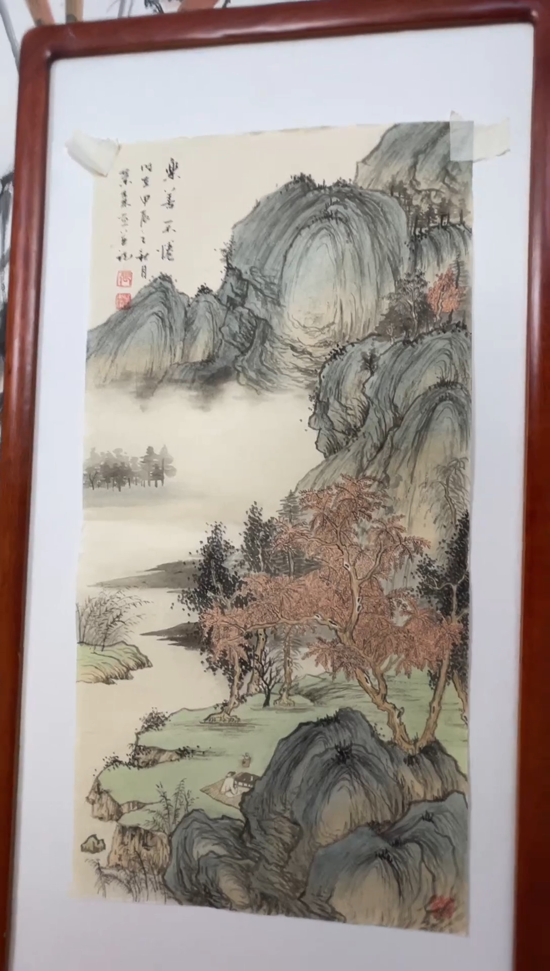 国画国画山水花鸟作品