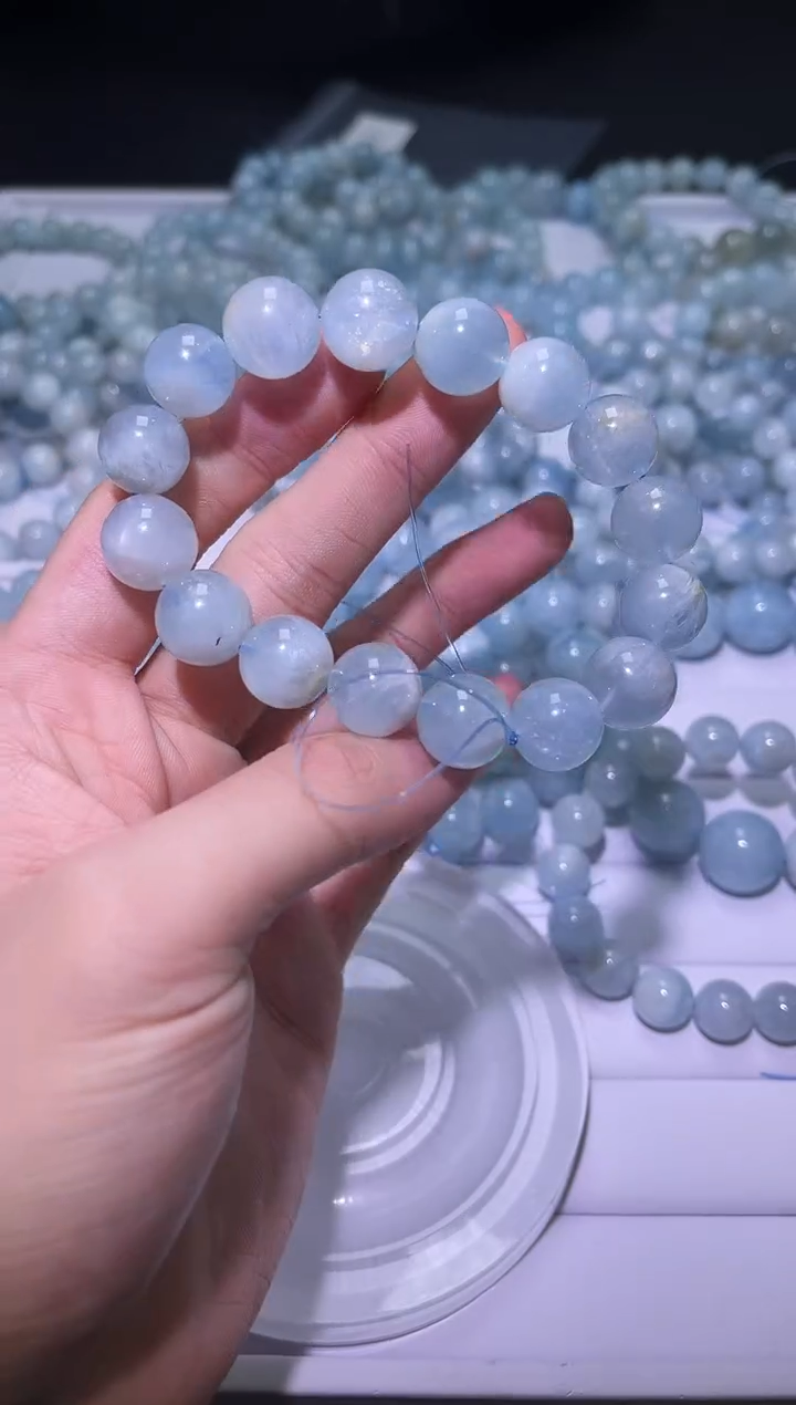 1海蓝宝石（处理）X027-海蓝宝单圈-多样性发其一