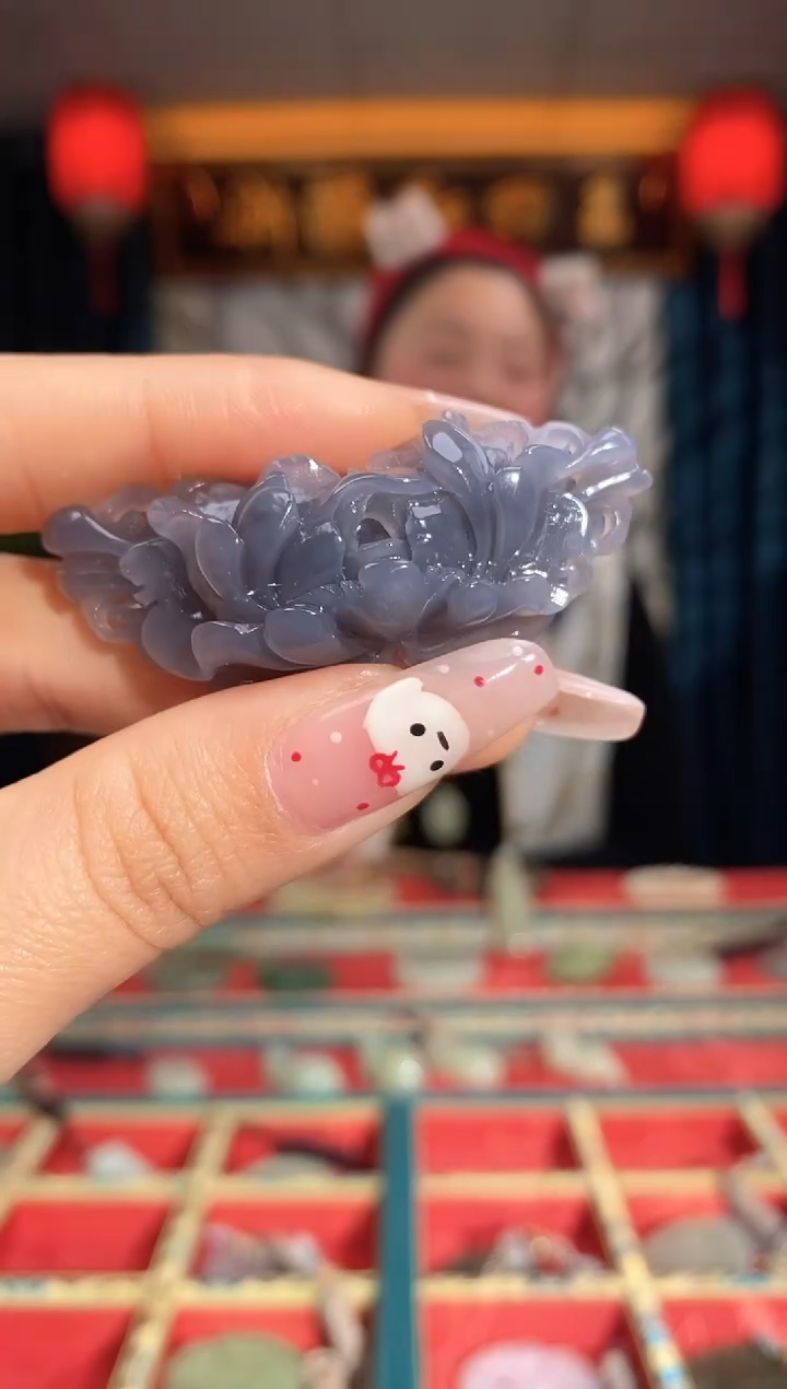 【闪购商品】和田玉颈饰未镶嵌牡丹