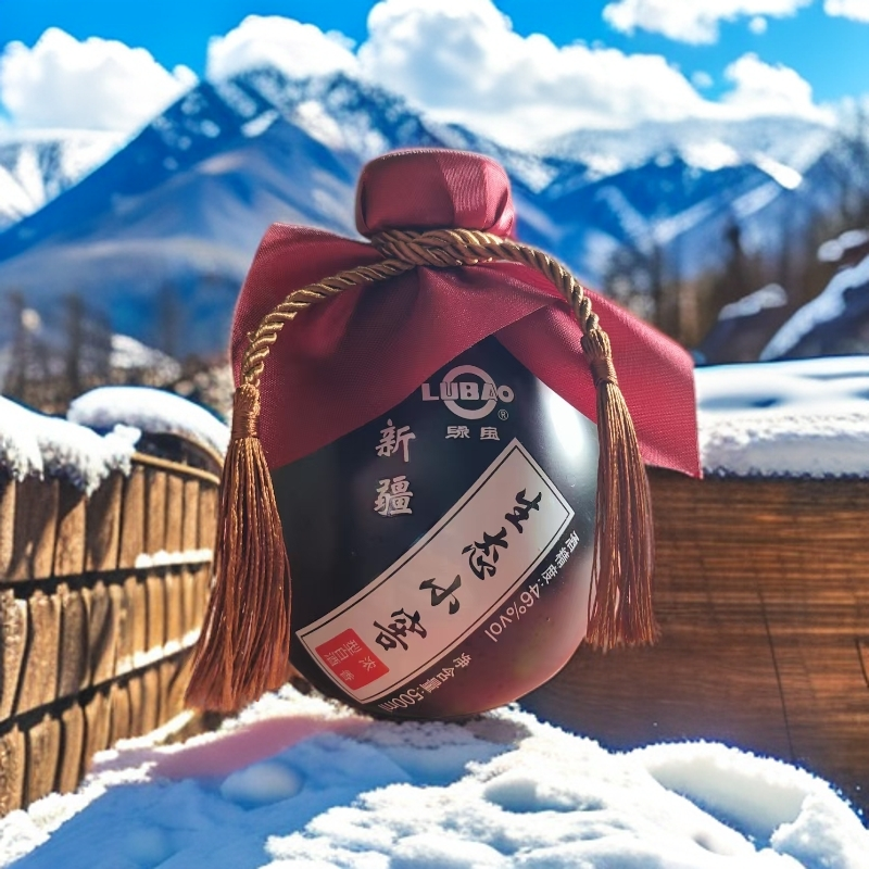 绿宝新疆绿宝生态小窖46度浓香型46%voI500ML