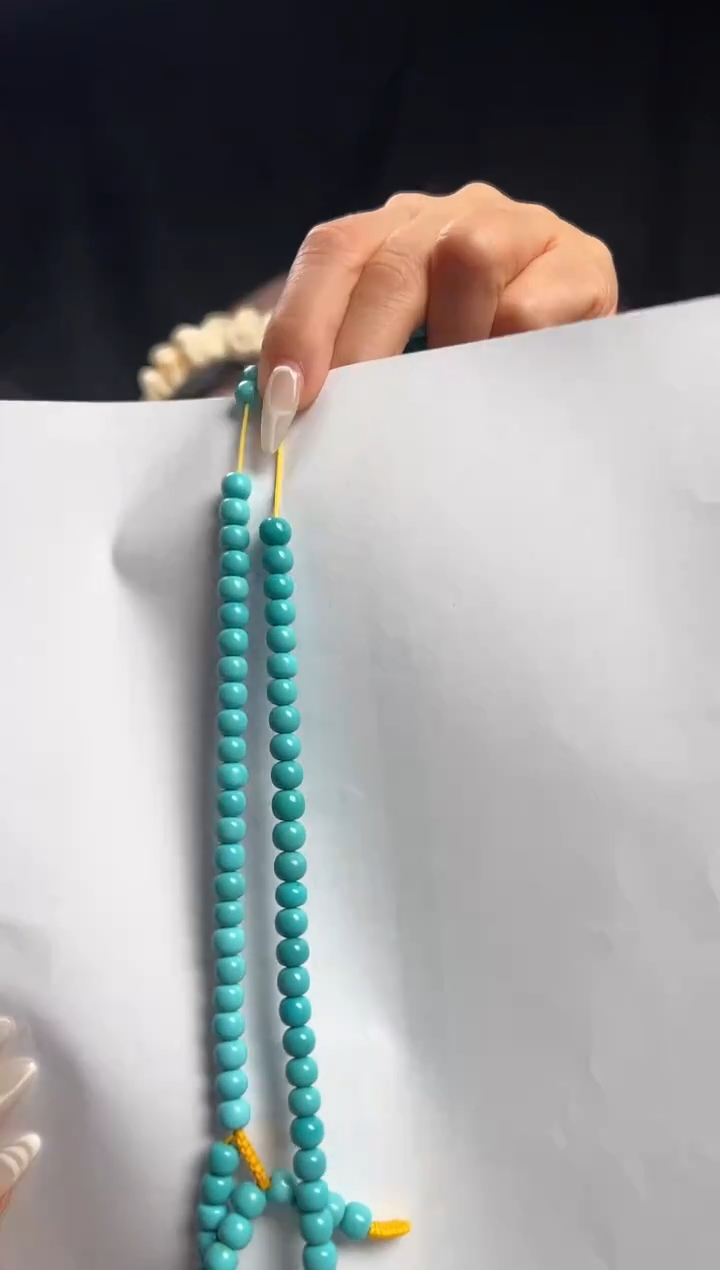 未镶嵌绿松石颈饰绿松石项链