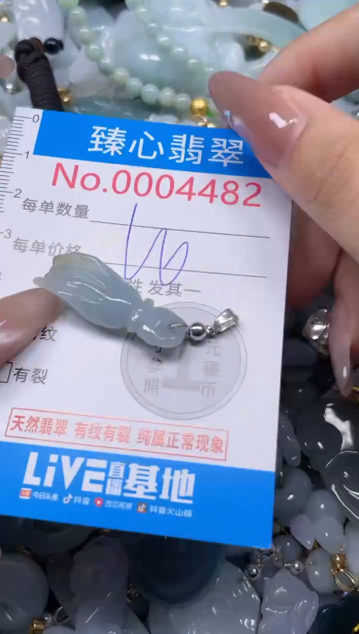 颈饰未镶嵌翡翠4482