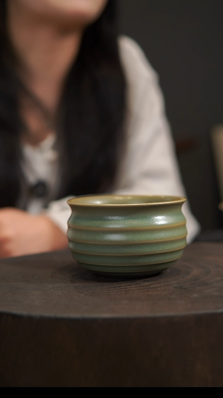 杯子炫纹杯 汝州原产地  原矿老釉