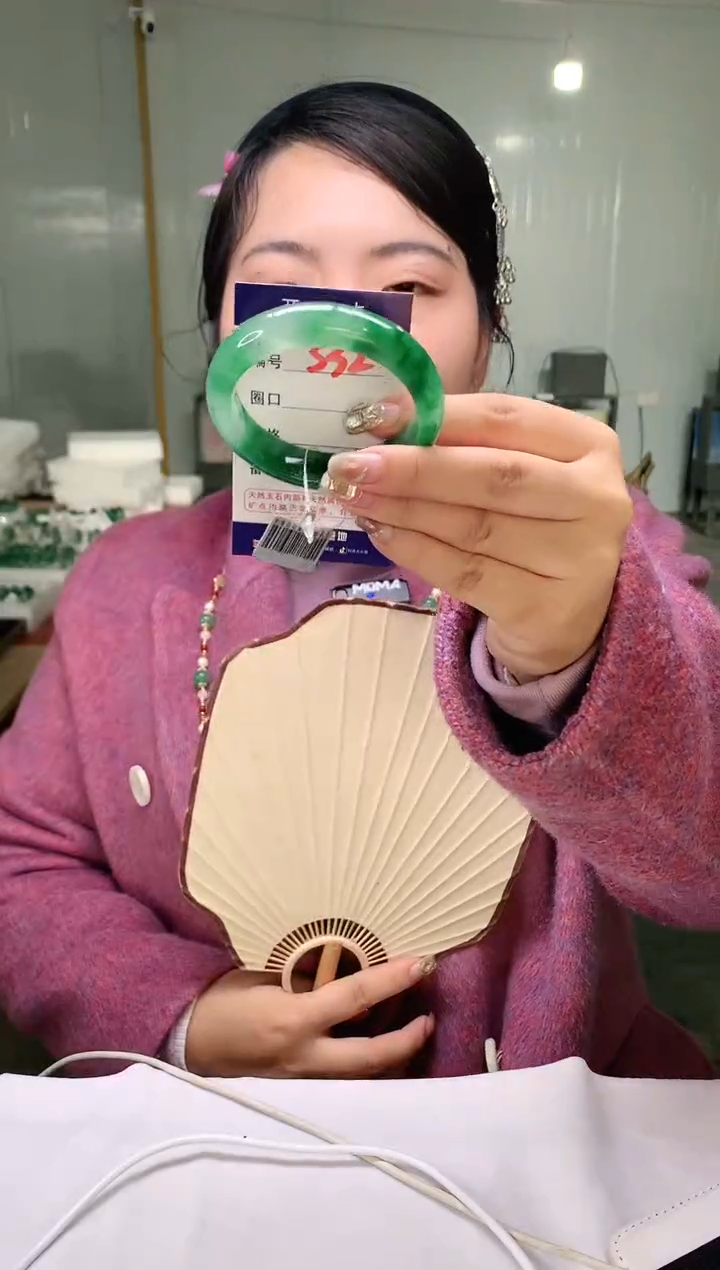 【闪购商品】石英质玉手镯未镶嵌云之玉-序号32