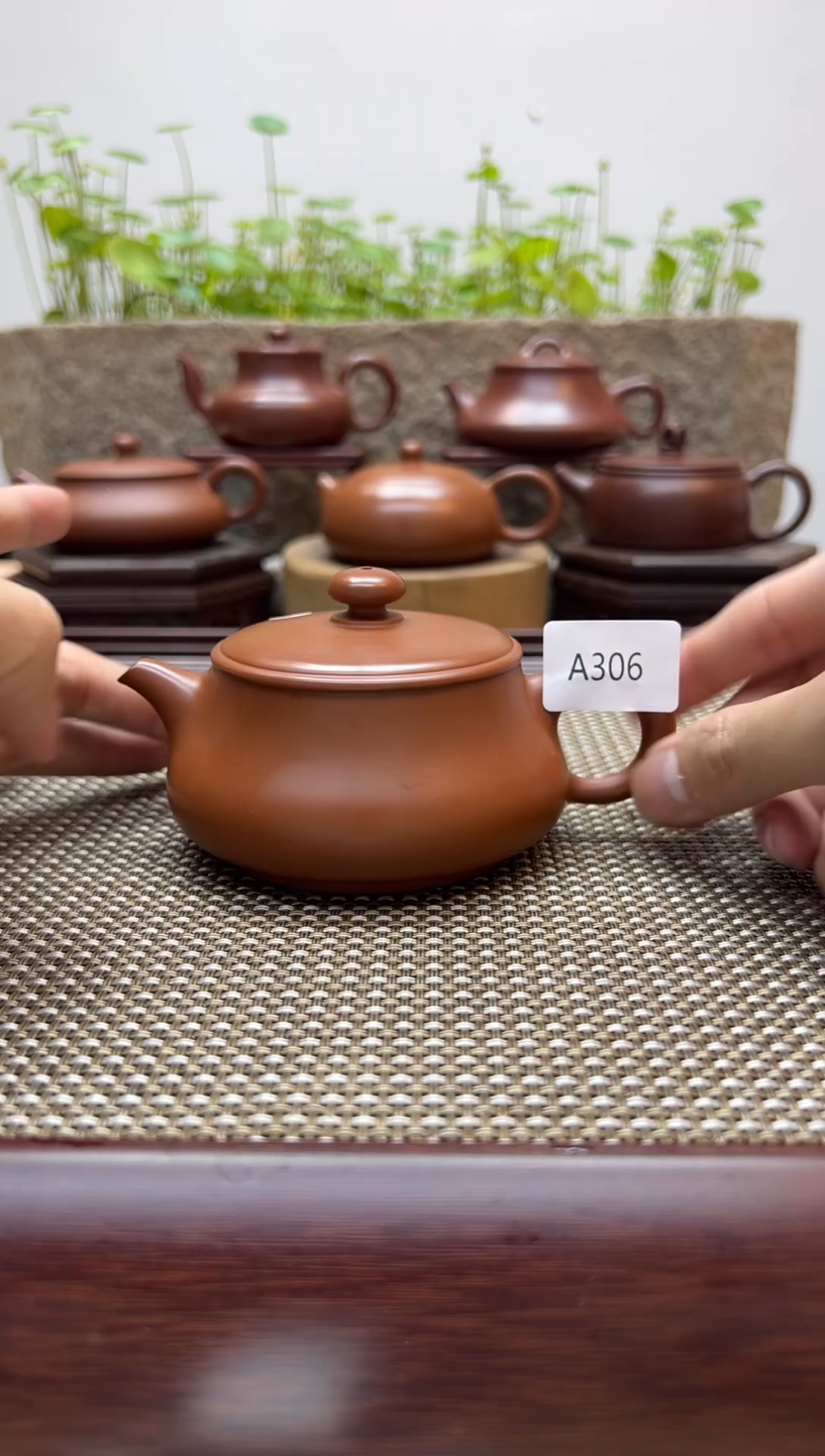 【闪购商品】朱泥茶壶微瑕 原矿原料全手工A306 150cc