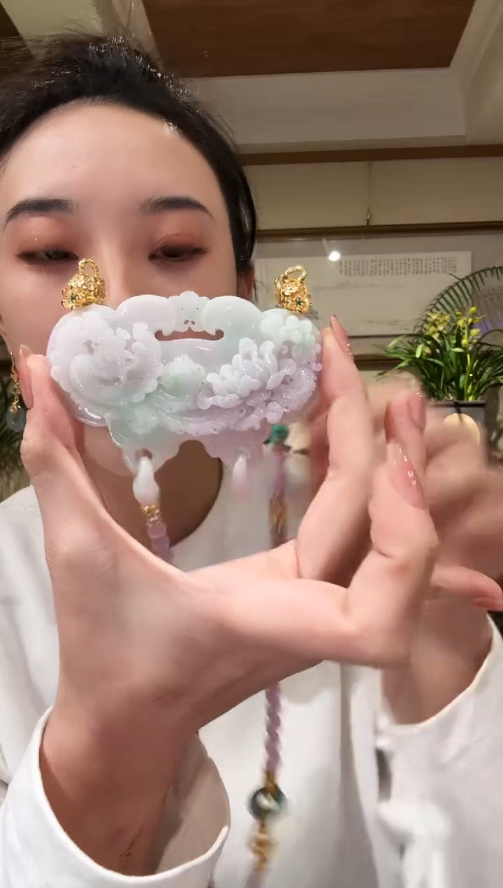 【闪购商品】翡翠颈饰未镶嵌国风1