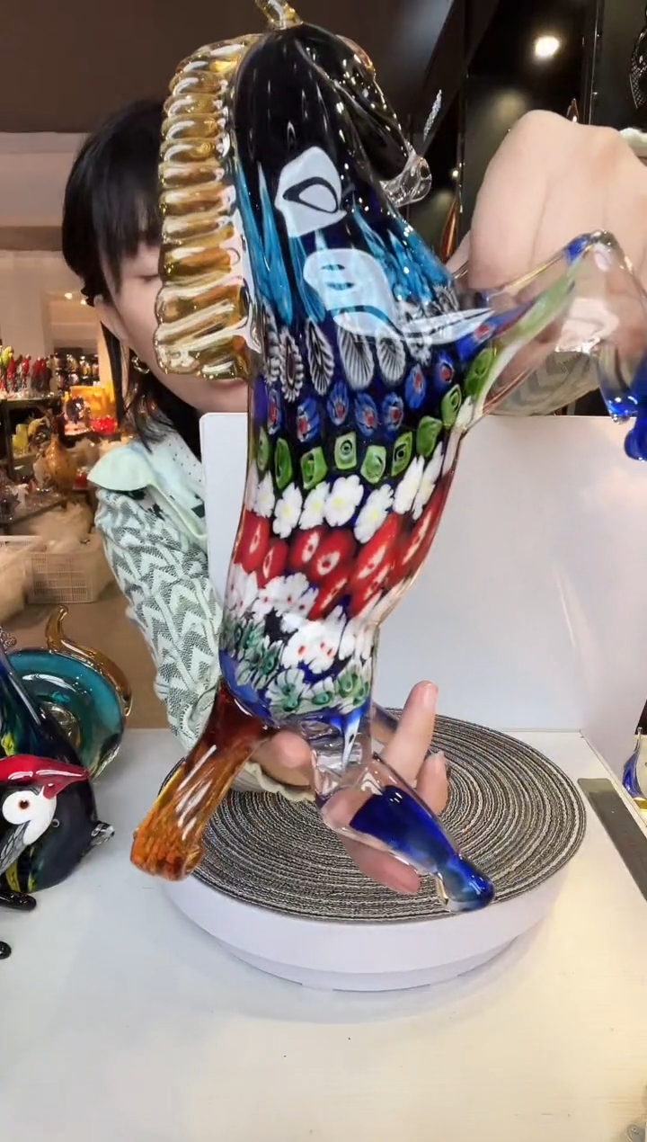 【闪购商品】茶盏琉璃摆件家居摆件