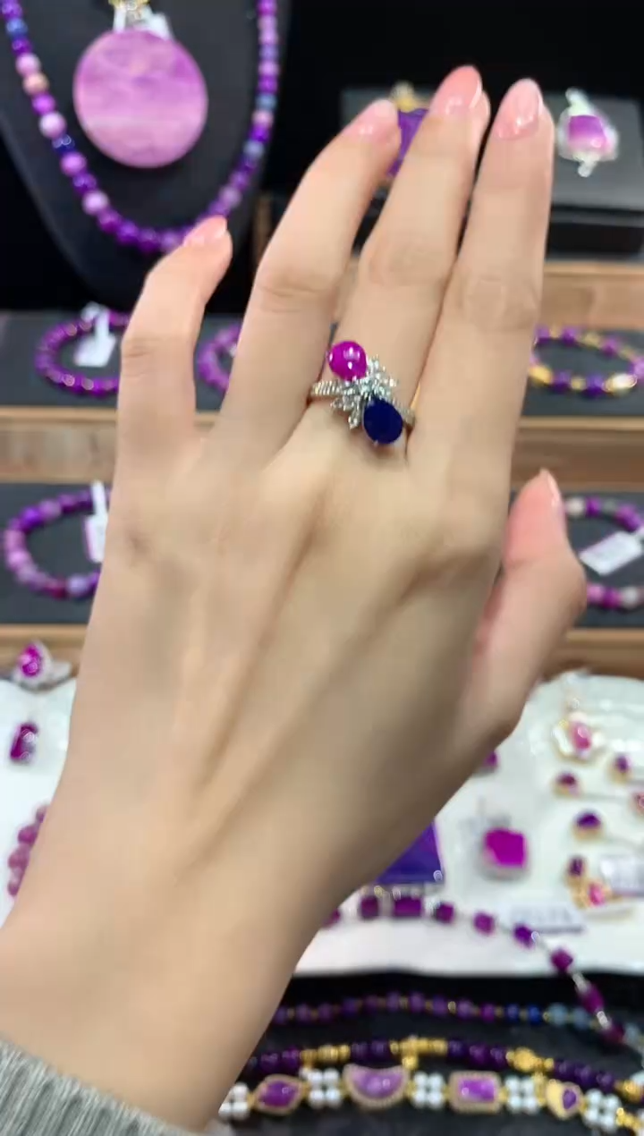 苏纪石（舒俱来）18K金镶嵌.戒指