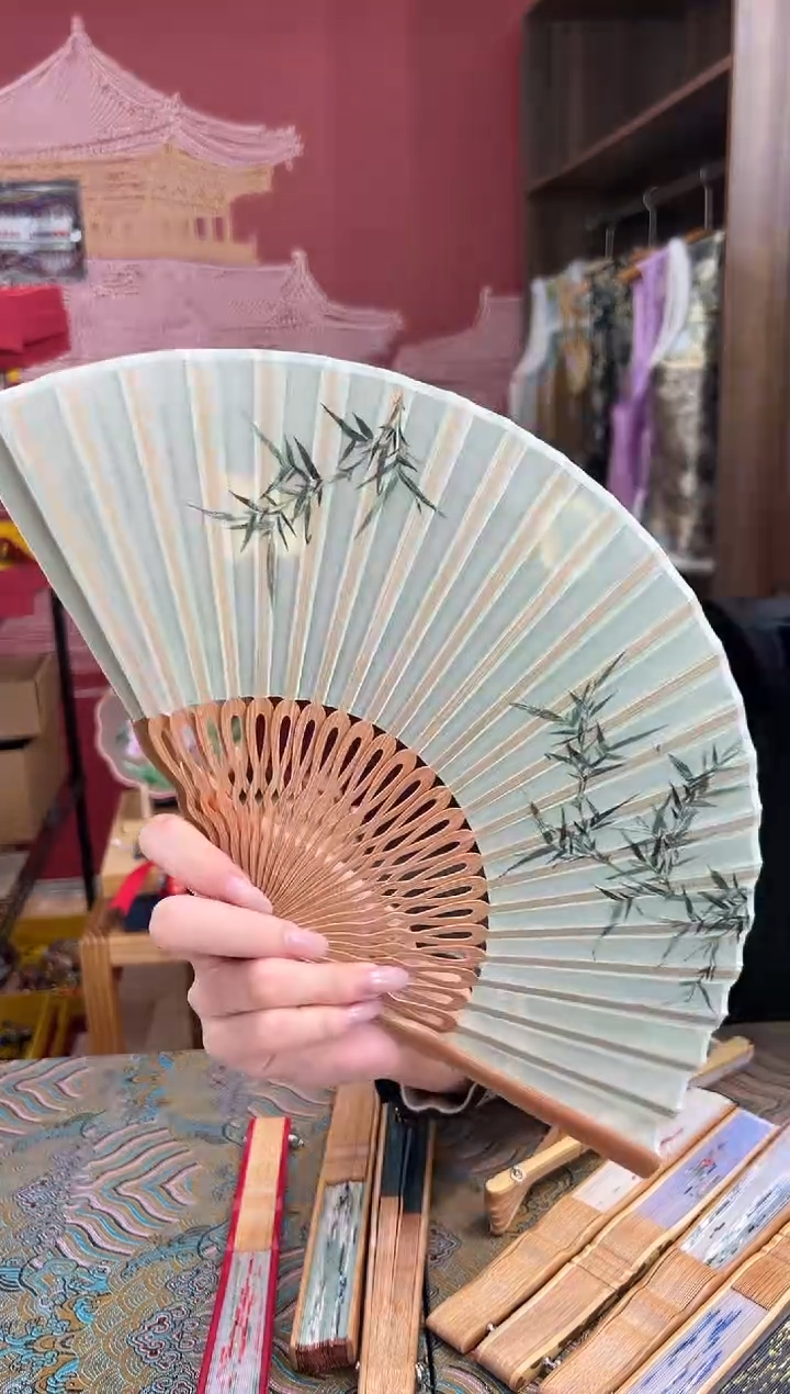 【闪购商品】刺绣苏绣非遗双面绣折扇 