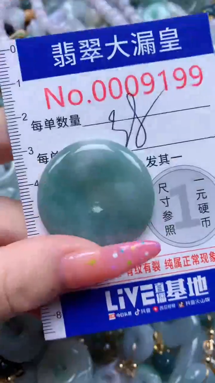 翡翠未镶嵌吊坠(不含链)9199