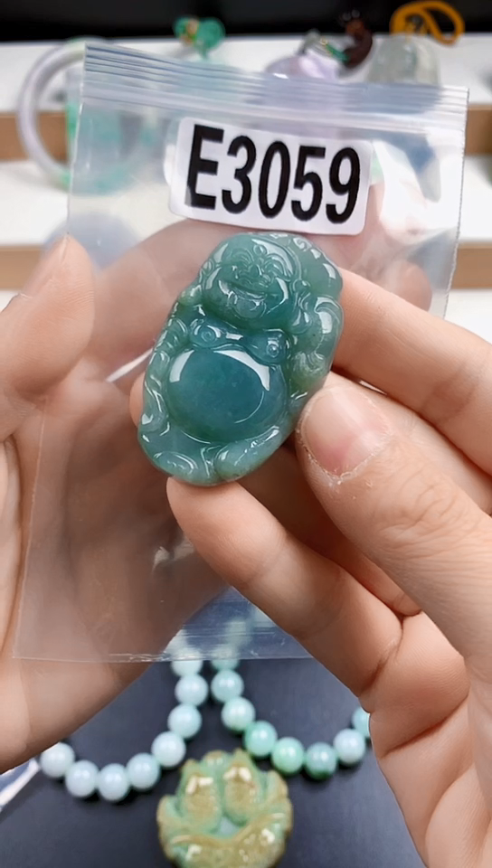 颈饰未镶嵌翡翠天然翡翠吊坠挂件