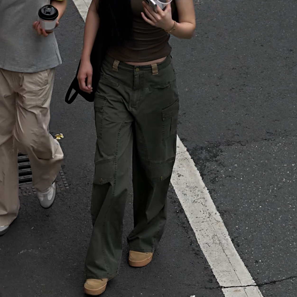 叮叮｜新款美式重工设计感工装休闲裤1625