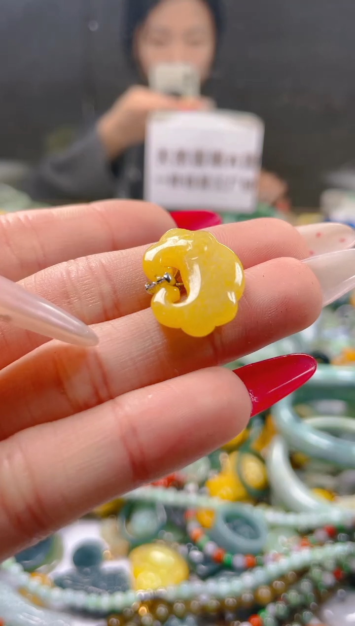 【闪购商品】翡翠颈饰未镶嵌/A/翡翠A货一图一物