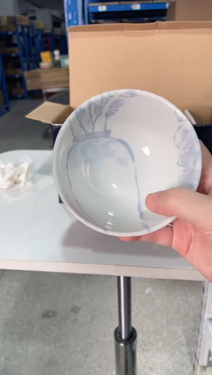 陶瓷白萝卜4.3英寸碗