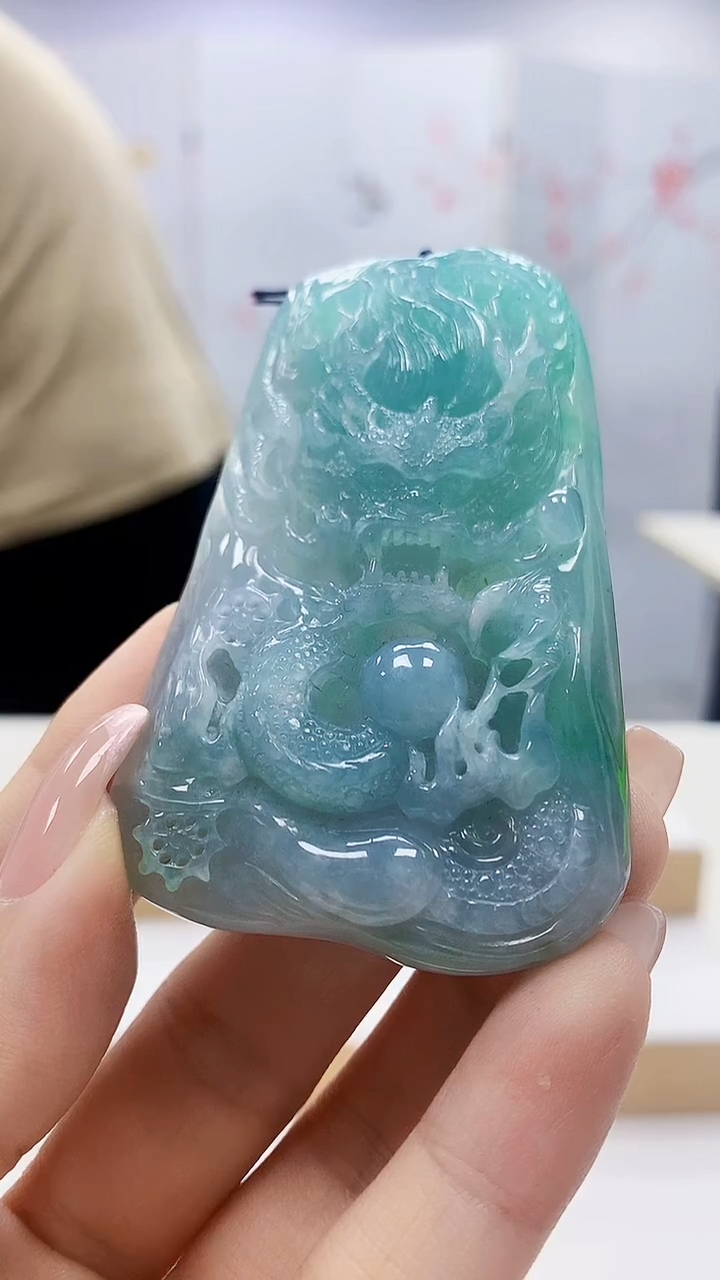 未镶嵌定制翡翠5167ty-毛货挂件5