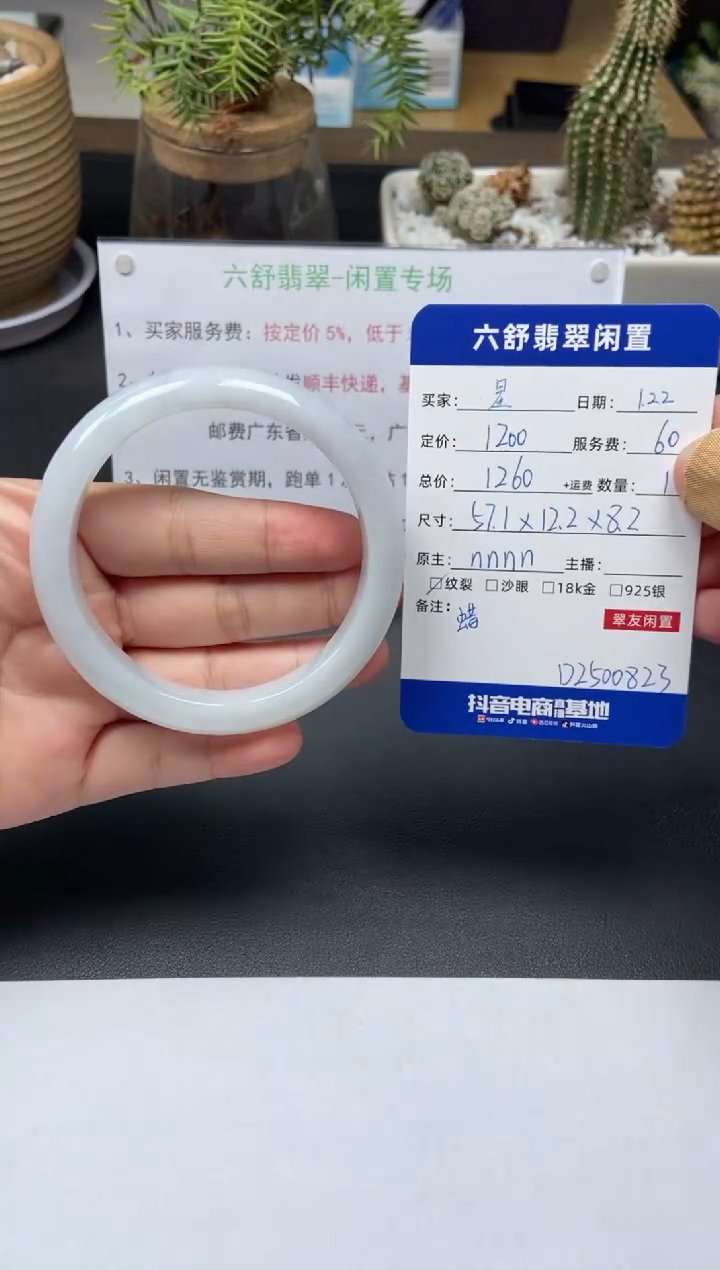 【闪购商品】翡翠手镯未镶嵌D2500823