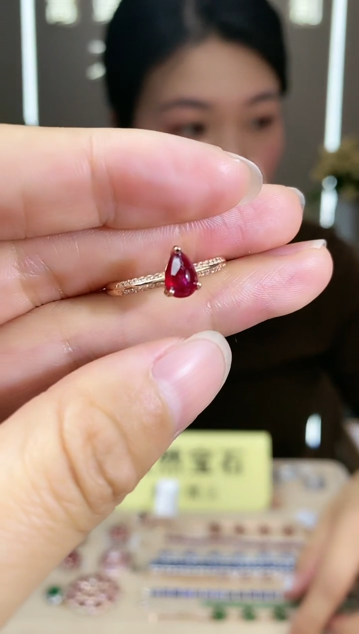 【闪购商品】红宝石手饰银S925镶嵌手饰