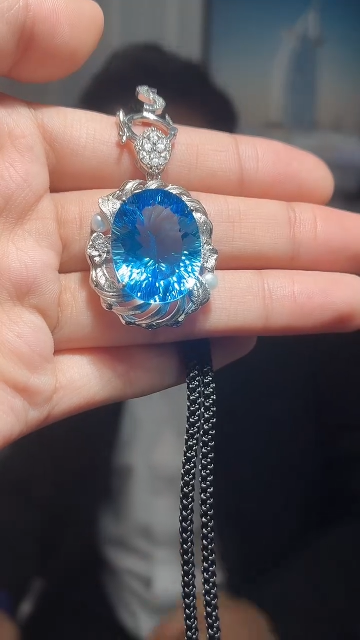 银S925镶嵌托帕石其他（扎德严选）