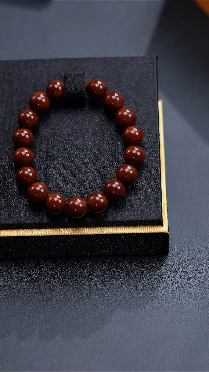 手串橄榄核正圆光珠11.8