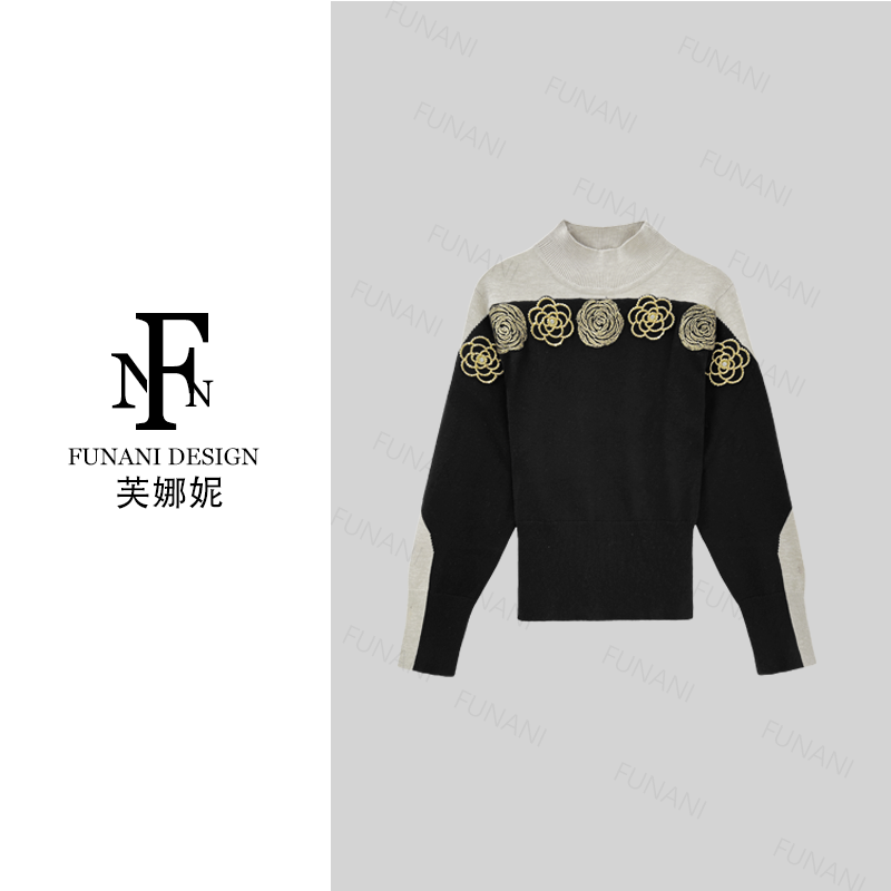 FNN【超绝比例】2025新款休闲洋气衣服女穿搭气质女装上衣F2530338A