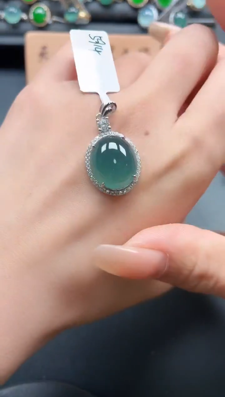 银S925镶嵌戒指翡翠1111