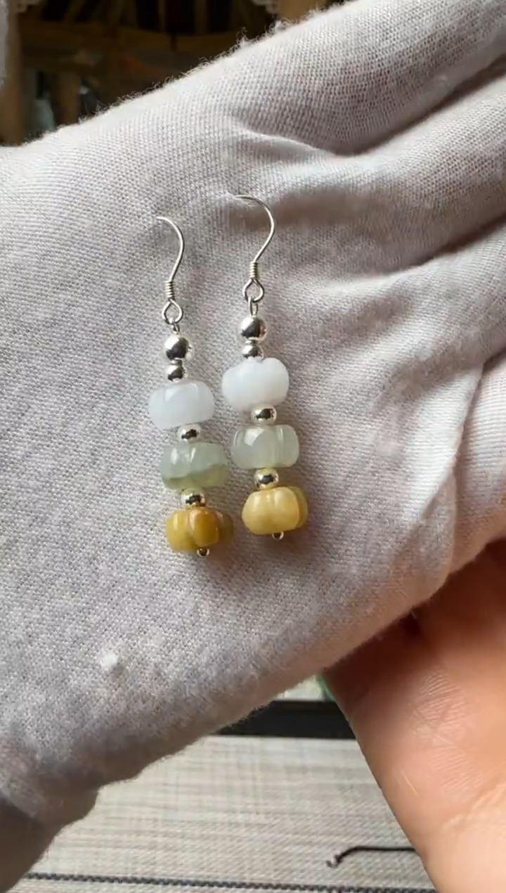 【闪购商品】翡翠耳饰未镶嵌耳饰