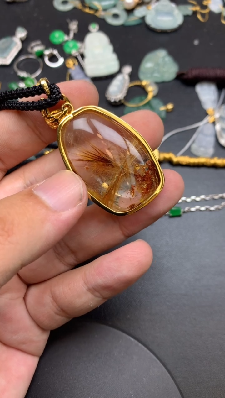 颈饰未镶嵌发晶༺****༻小满子商品不退不换