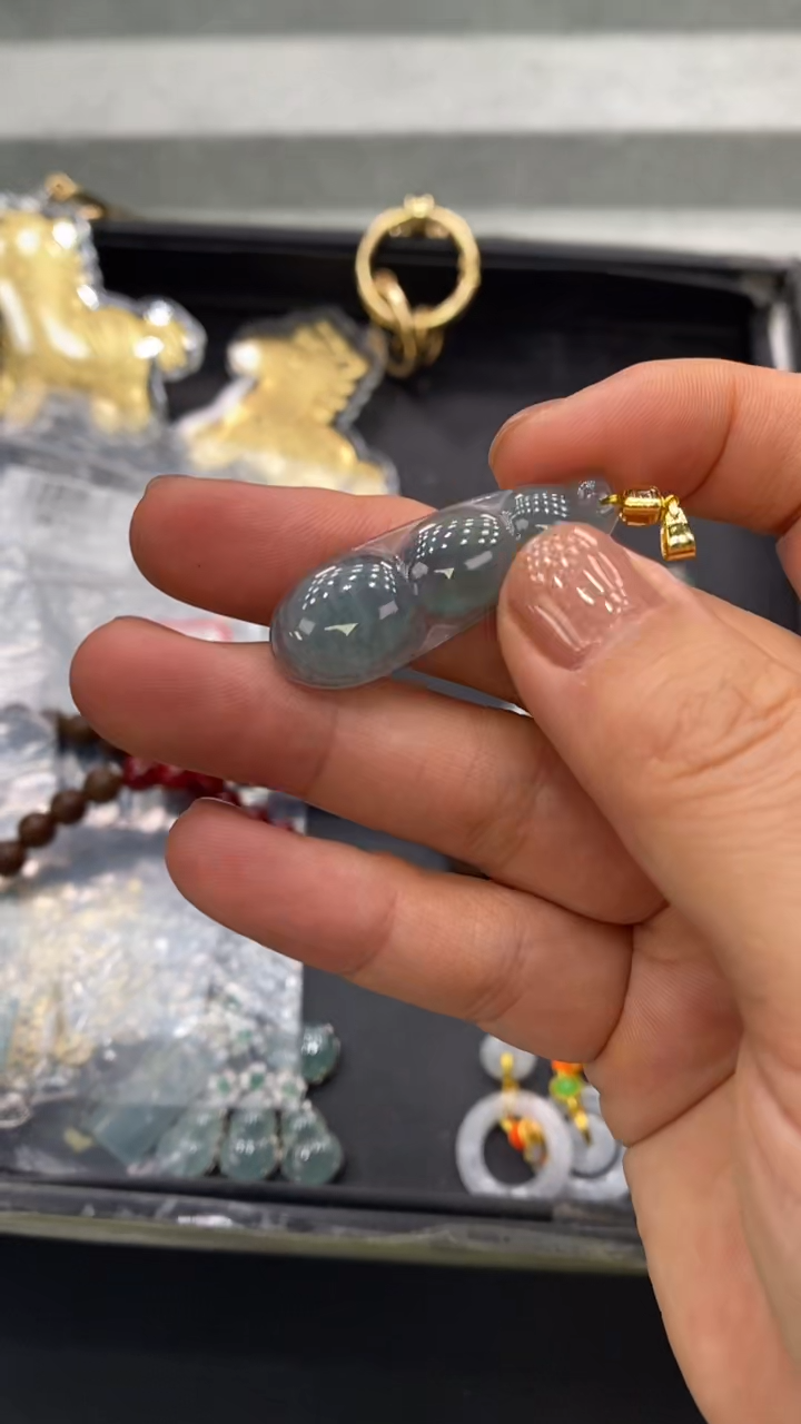 吊坠(不含链)合金翡翠JJ0028