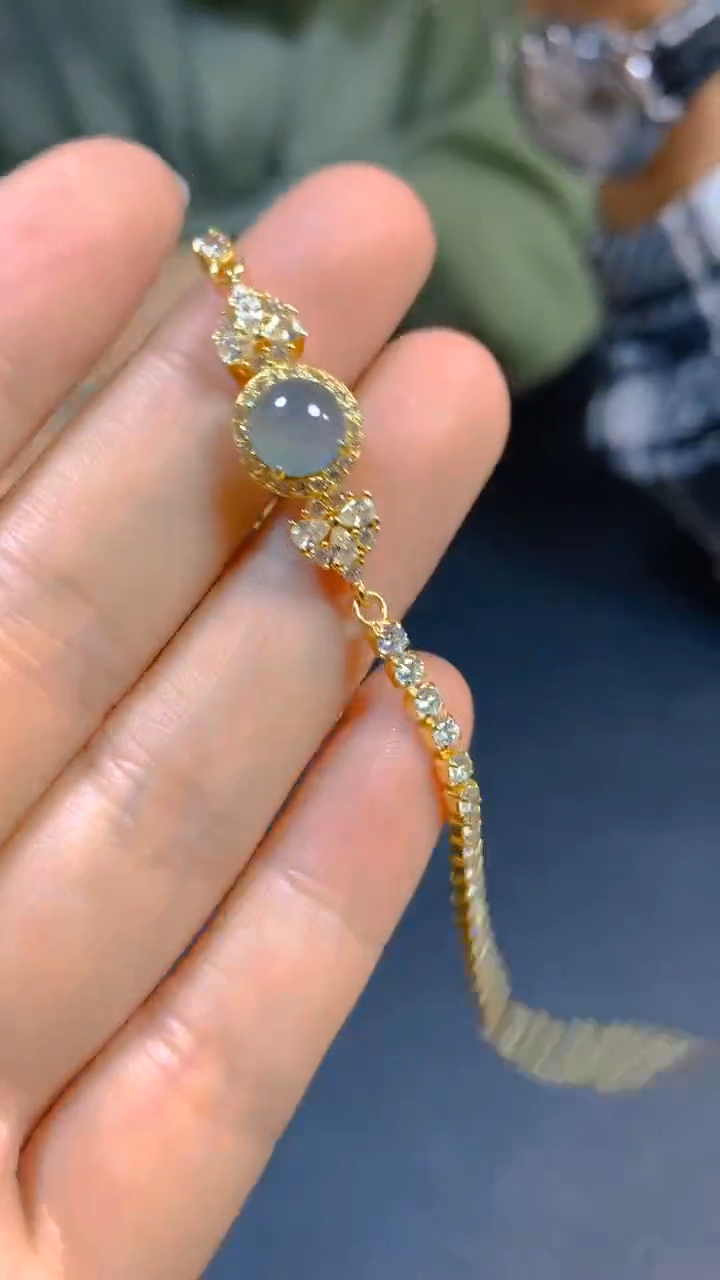 【闪购商品】翡翠手链未镶嵌0833628376/多样性发一