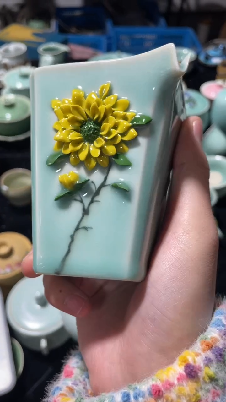 【闪购商品】手工捏花  福利款 慧仙青瓷 瓷器