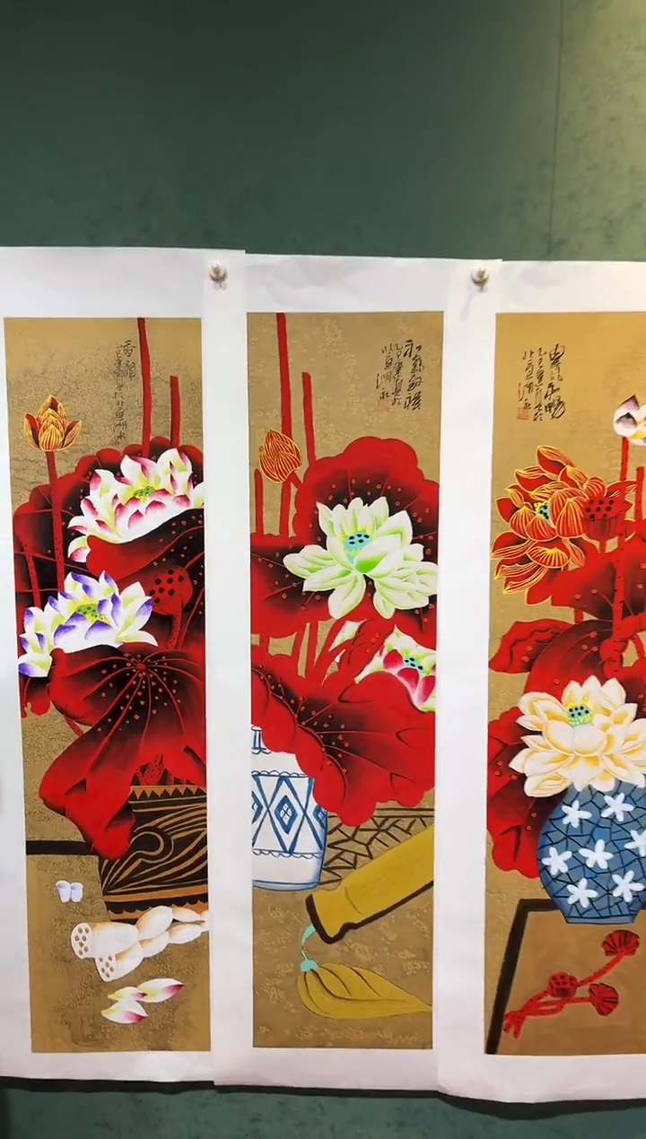 国画周建真老师绘画作品（送印屏）24-9