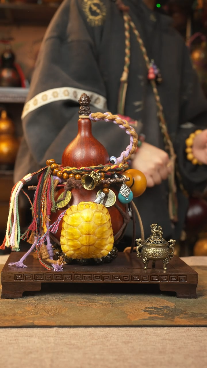 【闪购商品】297大漆葫芦一物一拍记葫堂出品