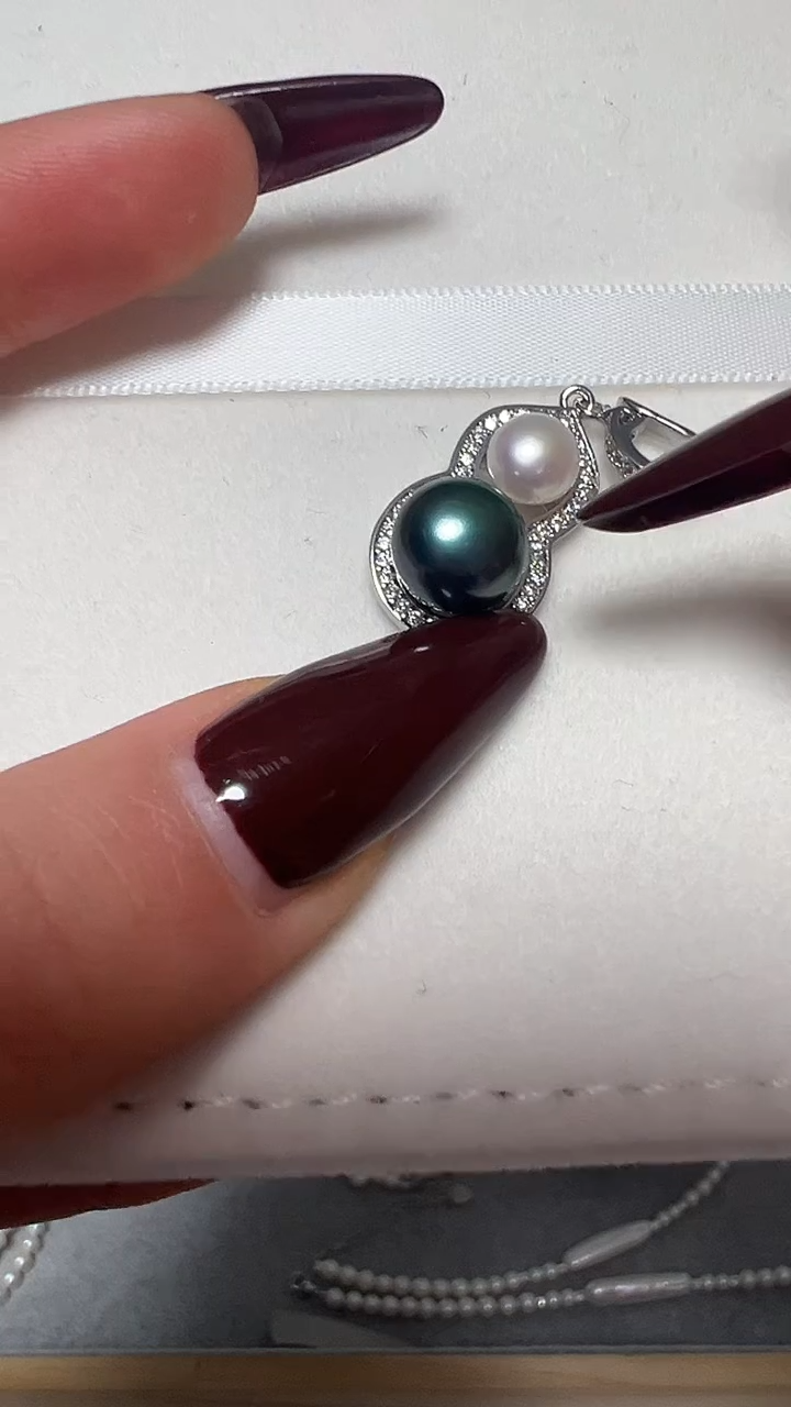 吊坠(不含链)钛钢淡水珍珠永丽珍珠严选