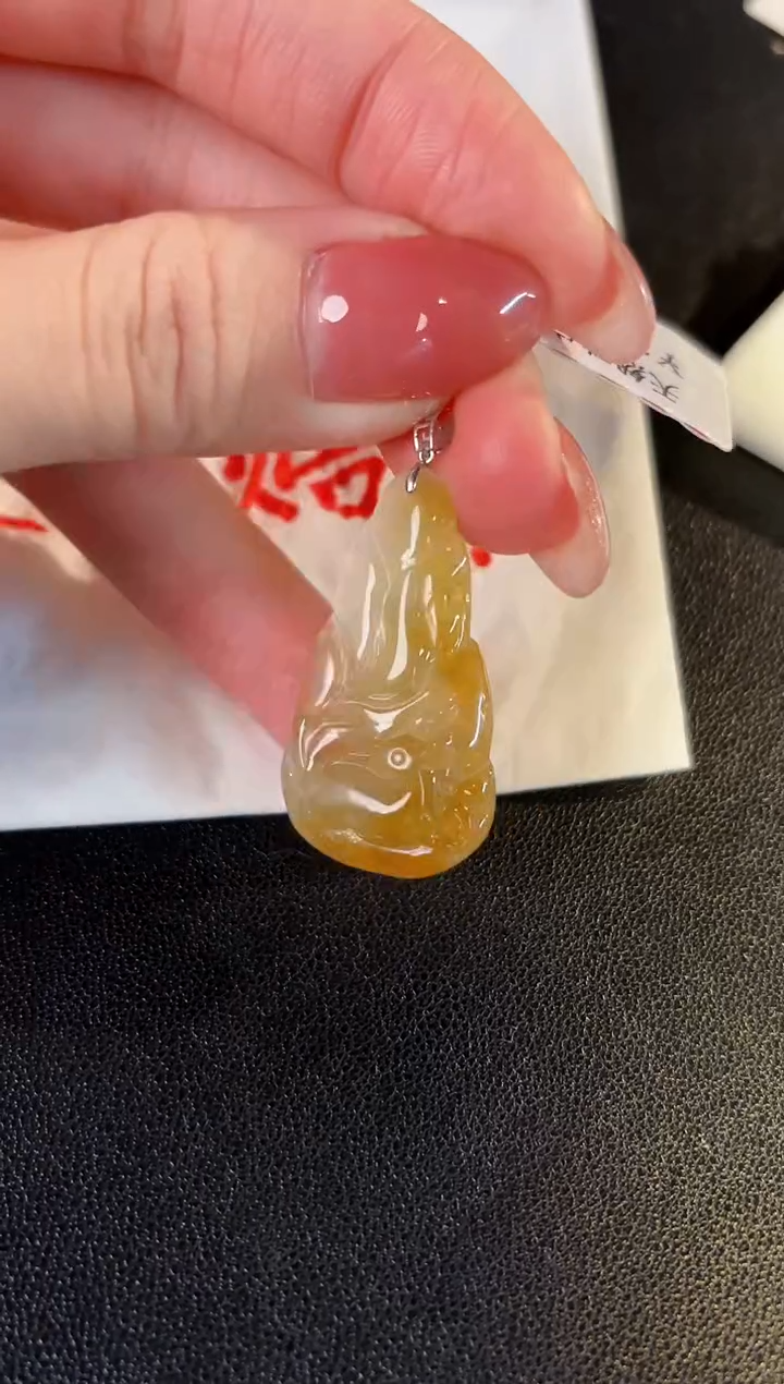 【闪购商品】翡翠颈饰18K金镶嵌缅料A货/支持复检/一件