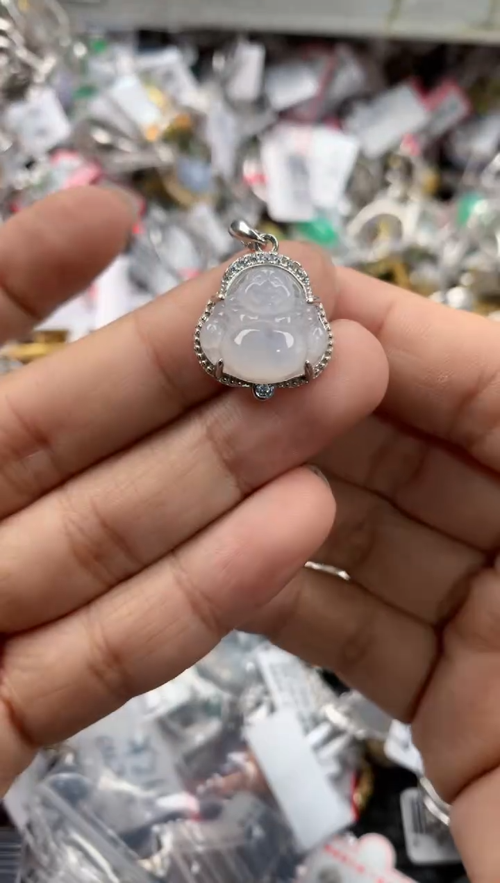 银S925镶嵌戒指翡翠10                 3