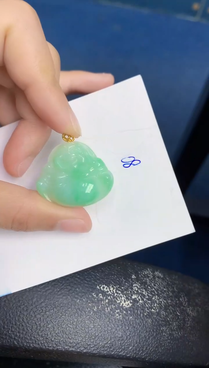 【闪购商品】翡翠颈饰18K金镶嵌00000000000