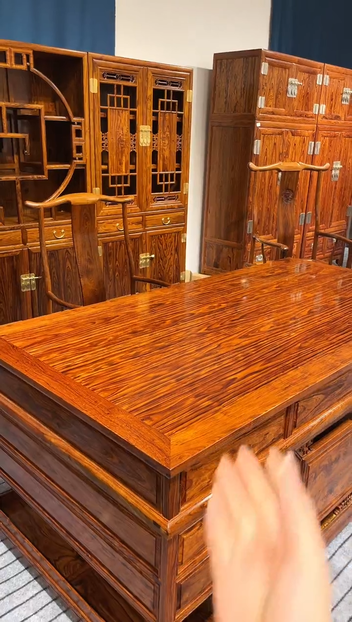 花梨木类花梨木 办公桌 改价链接