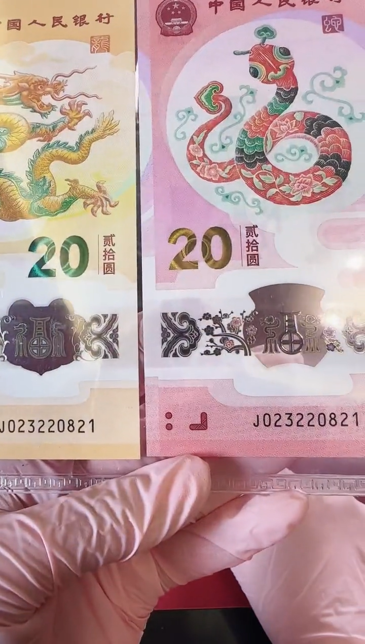 【闪购商品】塑料2025蛇钞全同号裸啊啊啊啊啊