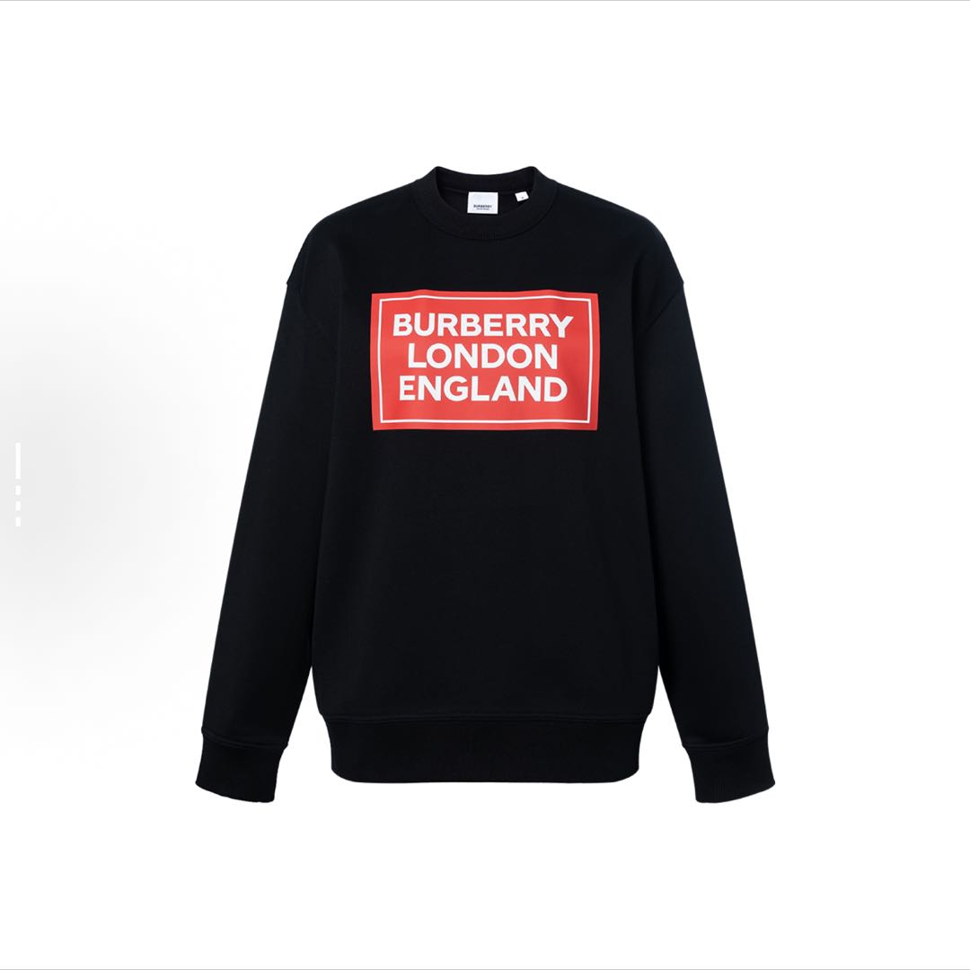 BURBERRY/博柏利Logo字母印花圆领卫衣女款