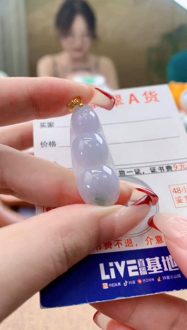 颈饰未镶嵌翡翠天然A货翡翠挂件