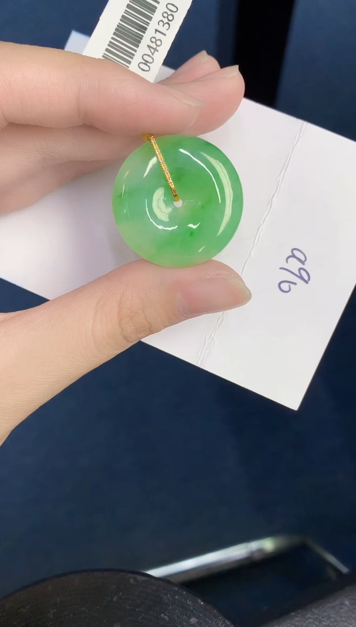 【闪购商品】翡翠颈饰18K金镶嵌000000000