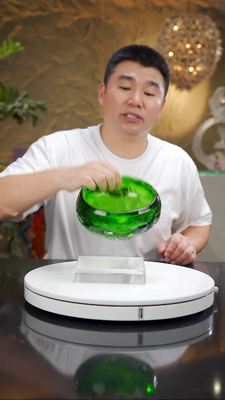 琉璃手工艺品福利水波纹果碗烟灰缸87号