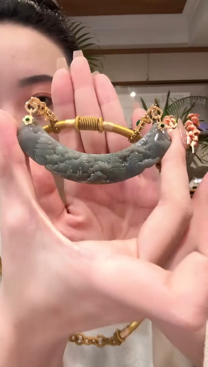 【闪购商品】翡翠颈饰未镶嵌国风