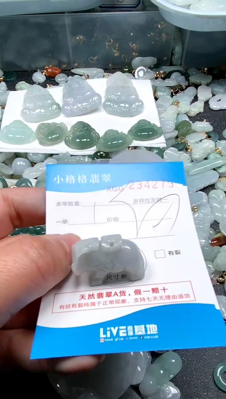 【闪购商品】翡翠颈饰未镶嵌闪购商品0234279