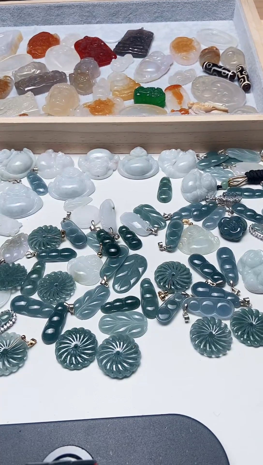 【闪购商品】翡翠吊坠(赠链)未镶嵌多样性拍一发一000