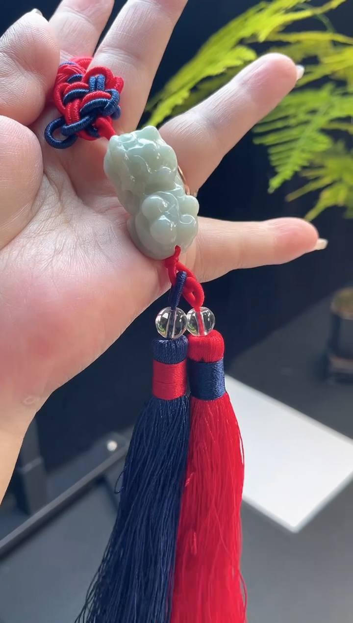 未镶嵌挂件翡翠G012V0128018流苏貔貅