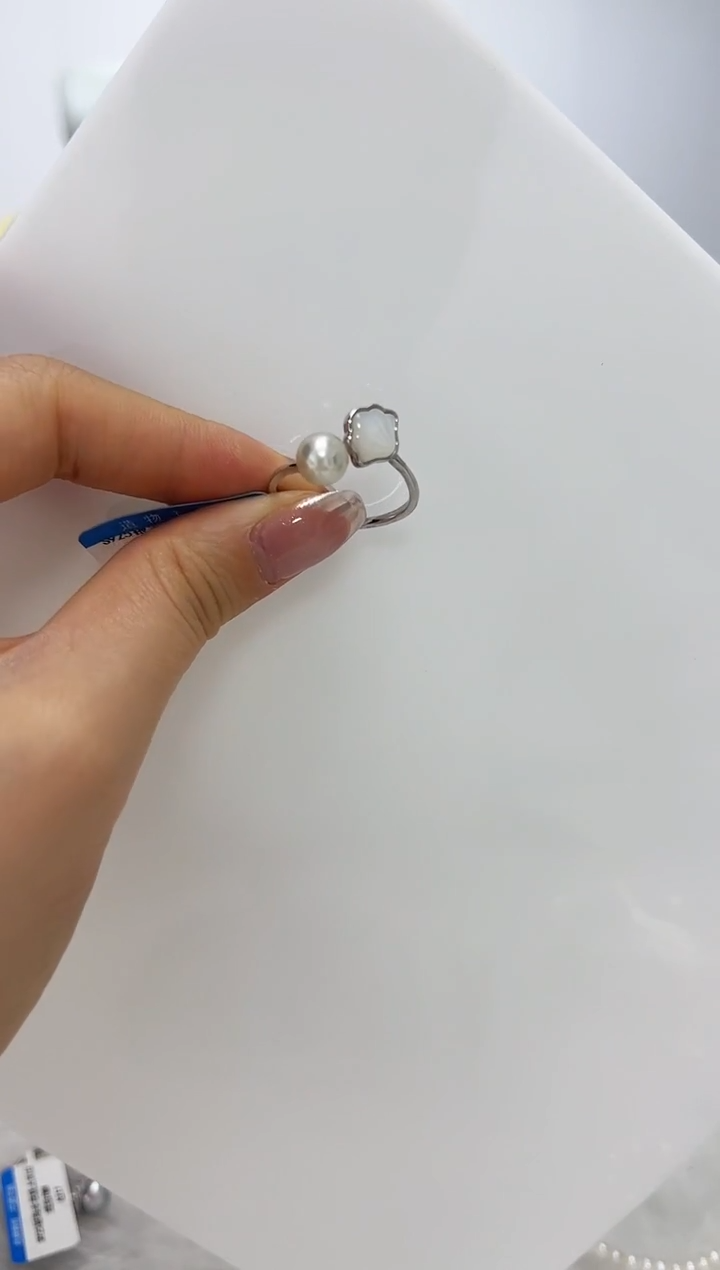 【闪购商品】海水珍珠DA银S925镶嵌戒指  C079