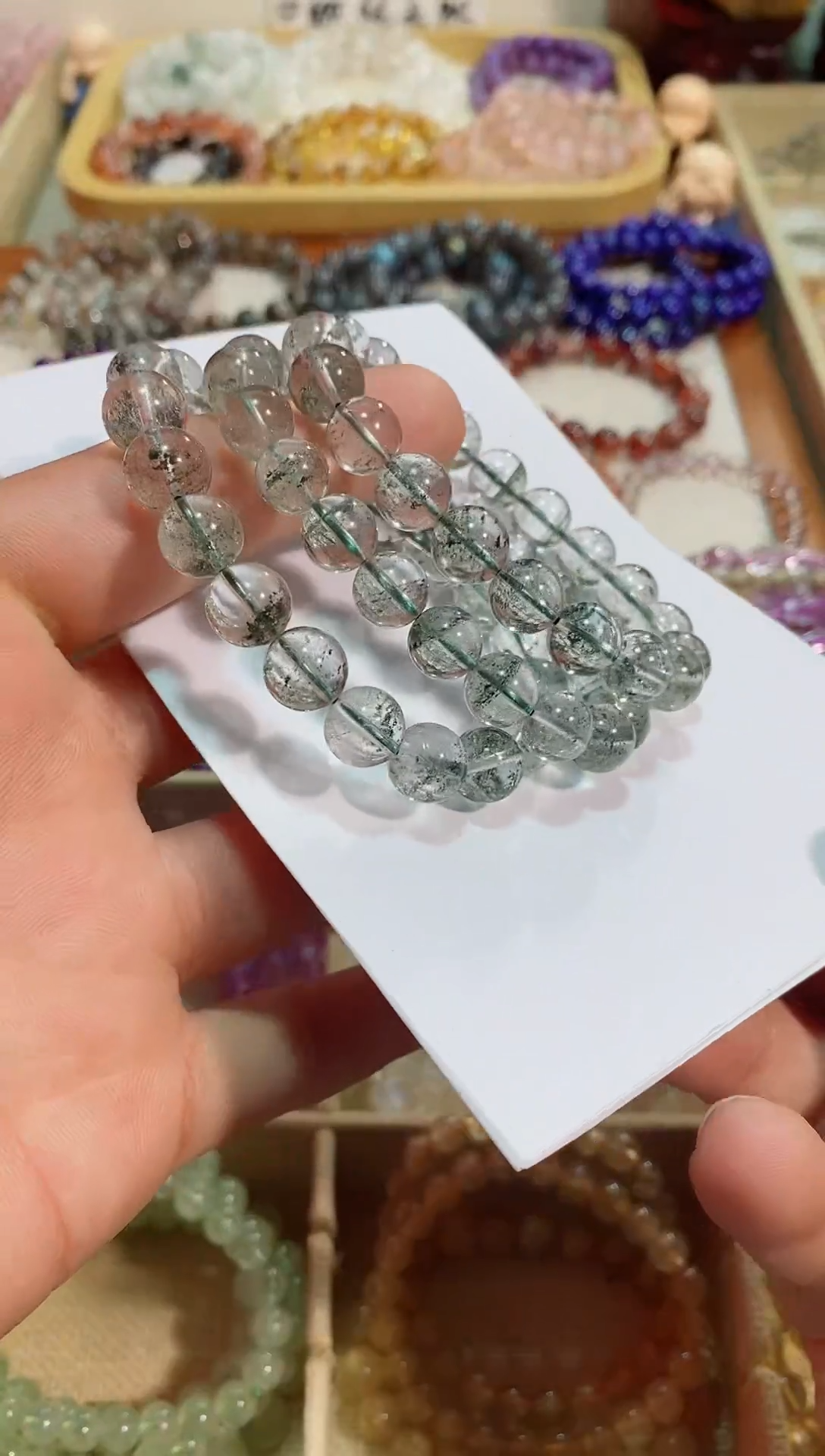 【闪购商品】水晶手链未镶嵌绿幽灵10m+ （多样性发其一）