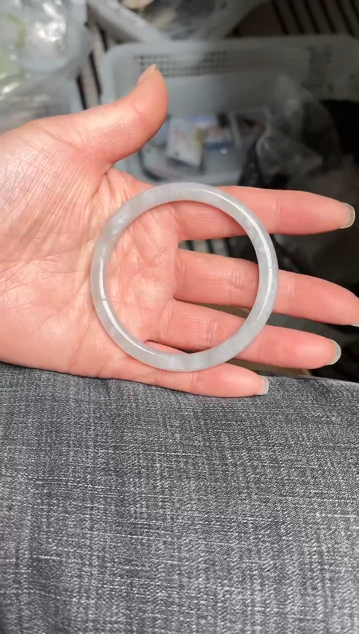 【闪购商品】和田玉手镯未镶嵌圈口59 D-10